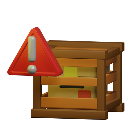 Alerte colis  3D Icon