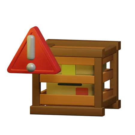 Alerte colis  3D Icon