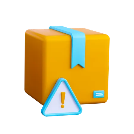 Alerte colis  3D Icon