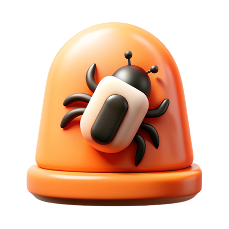 Alerte de bug  3D Icon