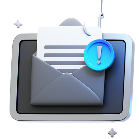 Alerte de phishing  3D Icon