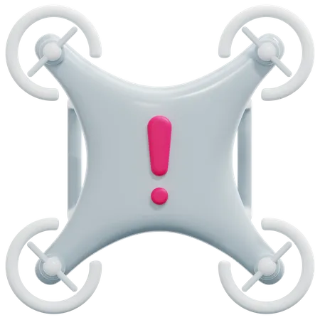 Alerte drone  3D Icon