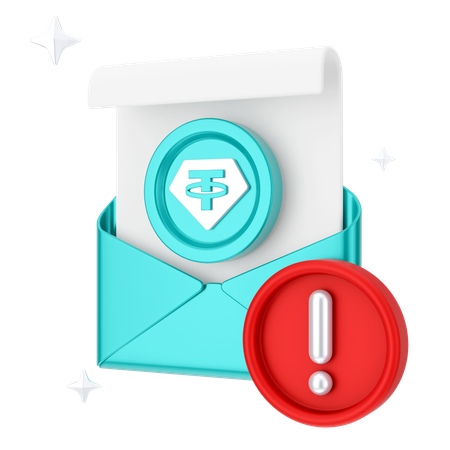 Alerte e-mail  3D Icon