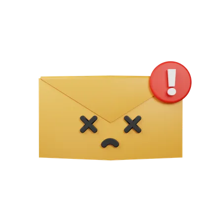 Alerte e-mail  3D Icon