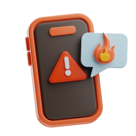 Alerte en ligne  3D Icon