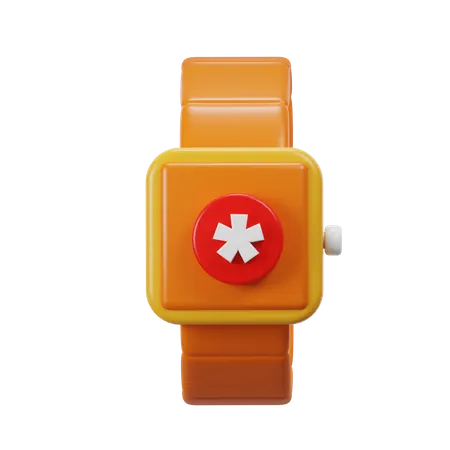 Alerte montre intelligente  3D Icon