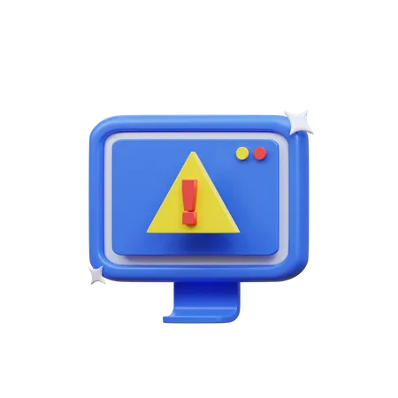 Alerte du navigateur  3D Icon