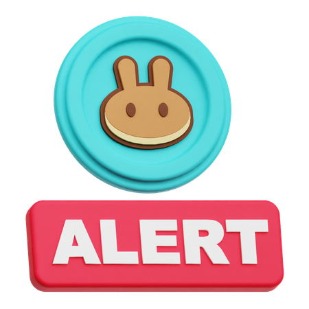 Alerte pancakeswap  3D Icon