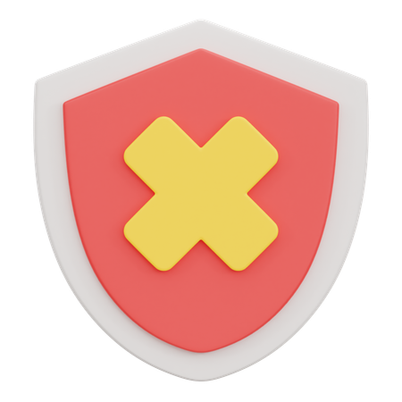 Alerte de protection  3D Icon