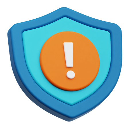 Alerte de protection  3D Icon