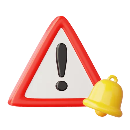Alerte cloche  3D Icon