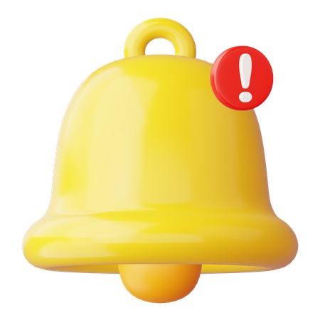 Alerte cloche  3D Icon