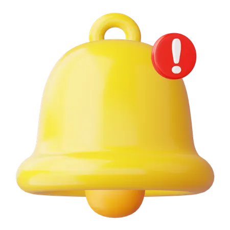 Alerte cloche  3D Icon
