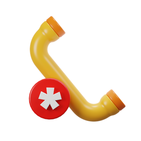 Alerte téléphonique  3D Icon