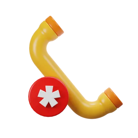 Alerte téléphonique  3D Icon