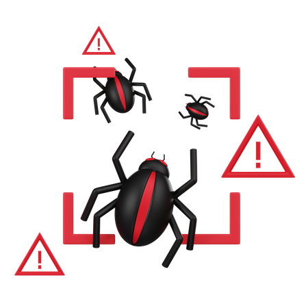 Alerte virale  3D Icon