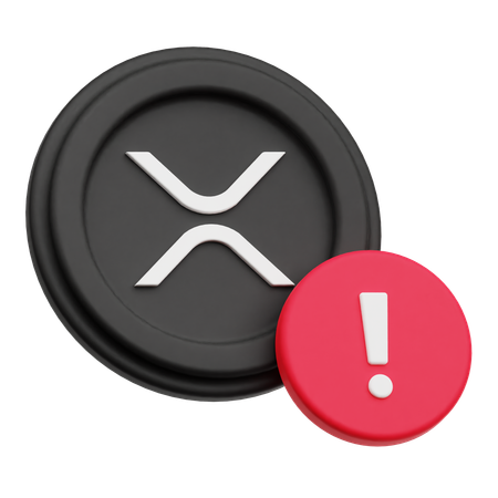 Alerte xrp  3D Icon
