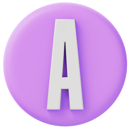 Alpha Beta  3D Icon