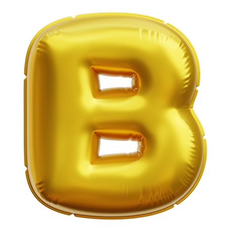 Alfabeto b  3D Icon