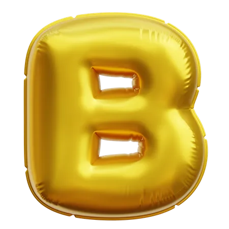 Alfabeto b  3D Icon