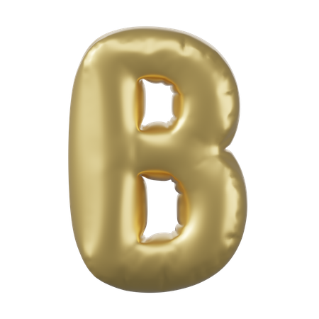 Alfabeto b  3D Icon