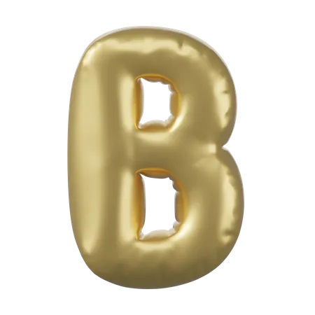 Alfabeto b  3D Icon