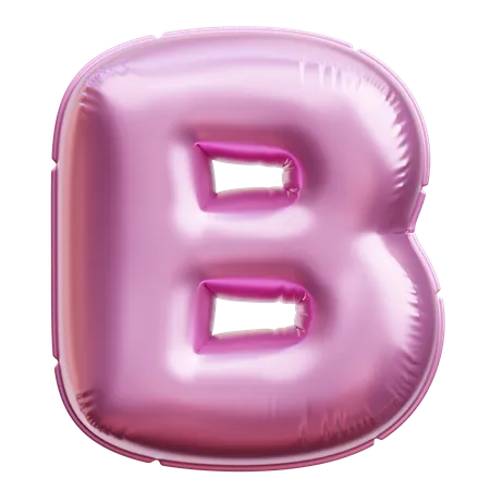 Alfabeto b  3D Icon