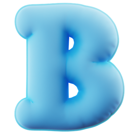 Alfabeto b  3D Icon