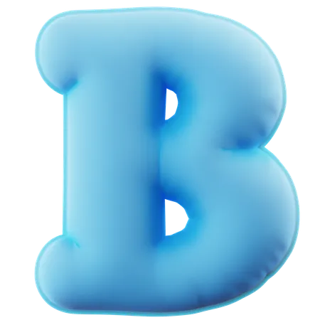 Alfabeto b  3D Icon