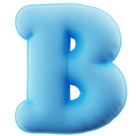 Alfabeto b  3D Icon