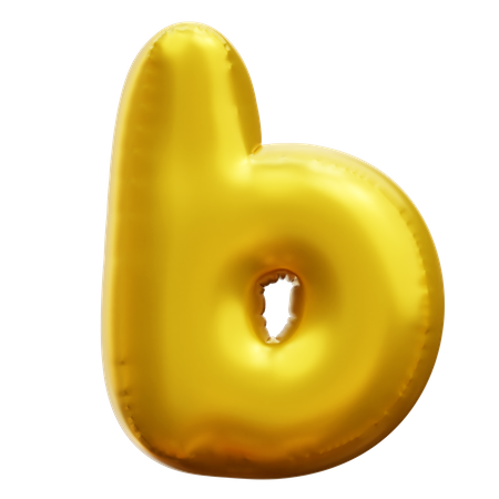 Alfabeto b  3D Icon