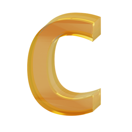 Alfabeto c  3D Icon