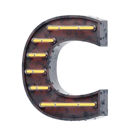 Alfabeto c  3D Icon