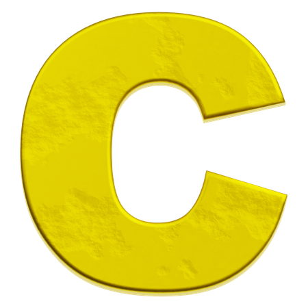 Alfabeto c  3D Icon