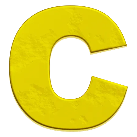 Alfabeto c  3D Icon