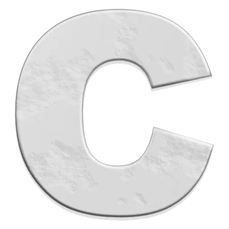 Alfabeto c  3D Icon