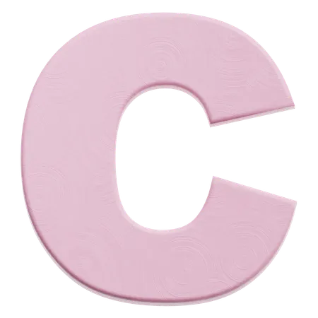 Alfabeto c  3D Icon