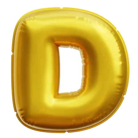 Alfabeto d  3D Icon