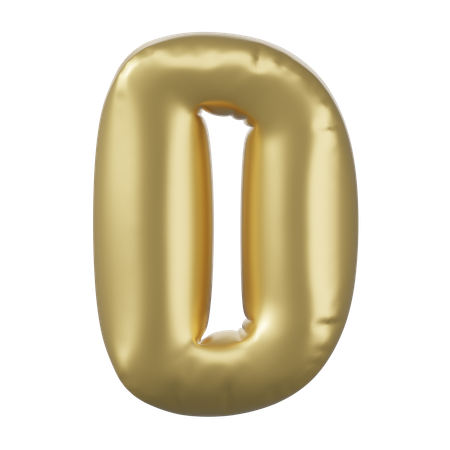 Alfabeto d  3D Icon