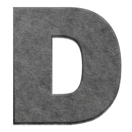 Alfabeto d  3D Icon