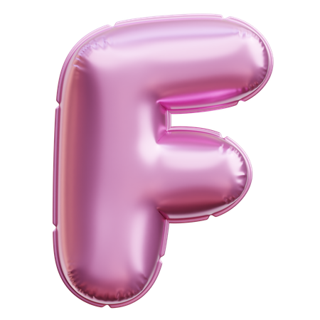 Alfabeto f  3D Icon