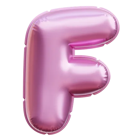 Alfabeto f  3D Icon