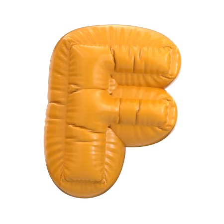 Alfabeto f  3D Icon