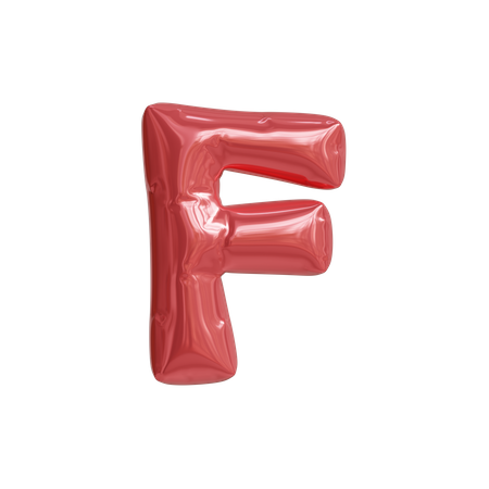 Alfabeto f  3D Icon
