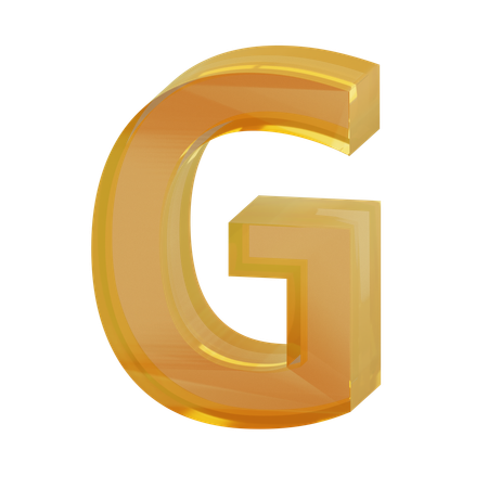 Alfabeto g  3D Icon