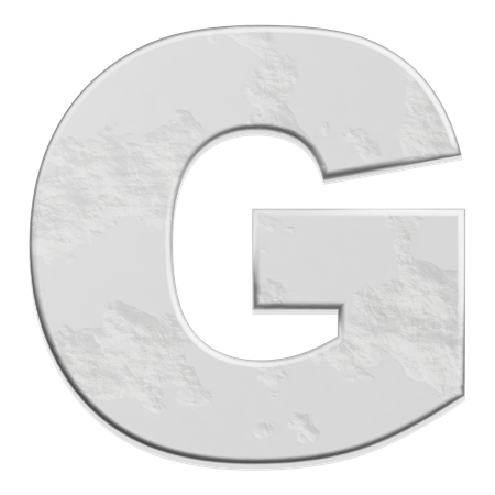 Alfabeto g  3D Icon