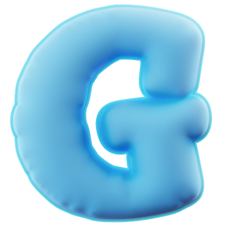 Alfabeto g  3D Icon