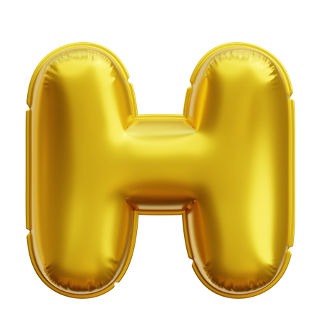 Alfabeto h  3D Icon