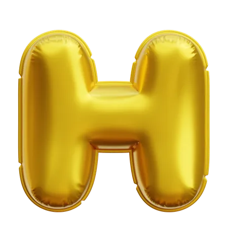 Alfabeto h  3D Icon