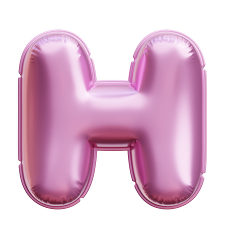 Alfabeto h  3D Icon